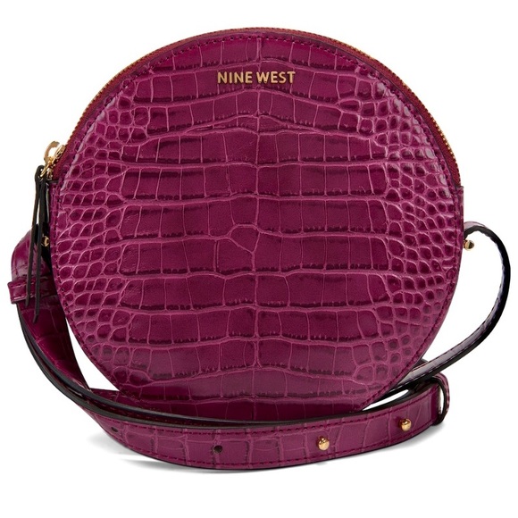 Nine West Handbags - Nine West Claret Round About Mini Wine Crossbody